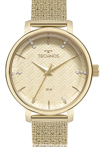 Relógio Technos Feminino Style Dourado 2036mtc 1d