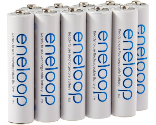 10 Pack Panasonic Eneloop Aaa 800 Mah, Min De 4 Generación.