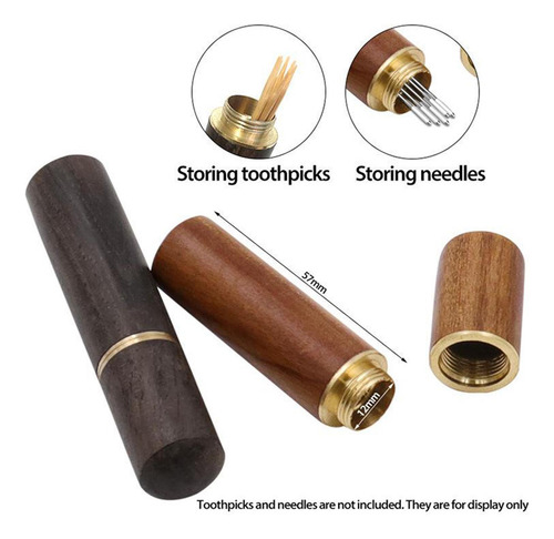 6 Costura Acessórios Crochê De De Agulhas Brown_golden