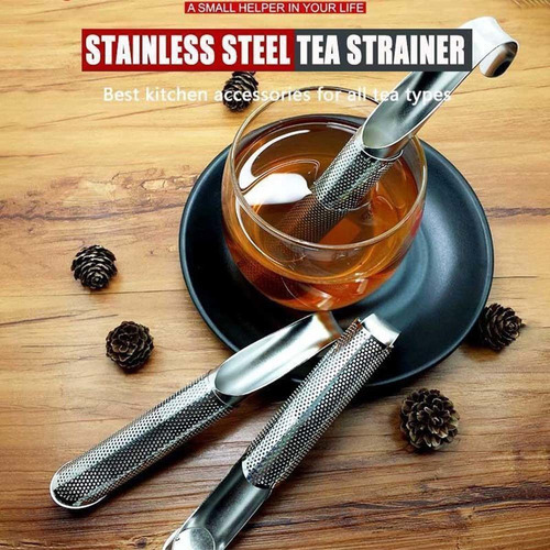Para Colador De Té De Acero Inoxidable 2 Piezas For Taza