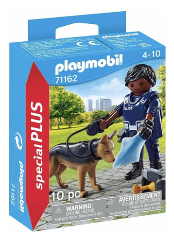 Playmobil Special 71162, Policía Con Perro!!