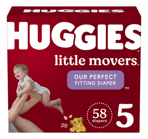 Pañales Huggies Little Movers, Talla 5