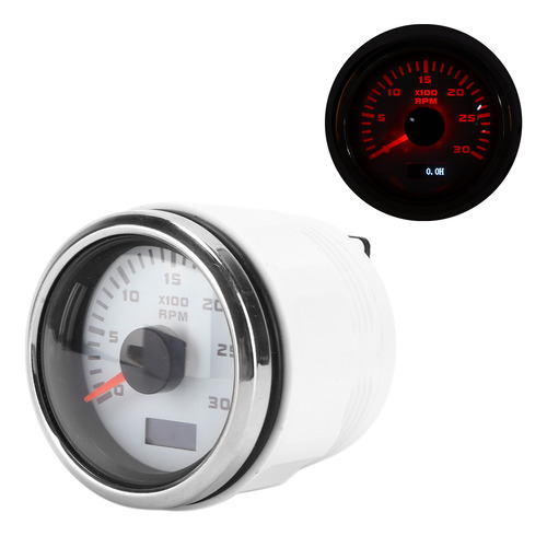 Tacómetro Puntero, Calibre 52 Mm, Retroiluminación Roja Univ
