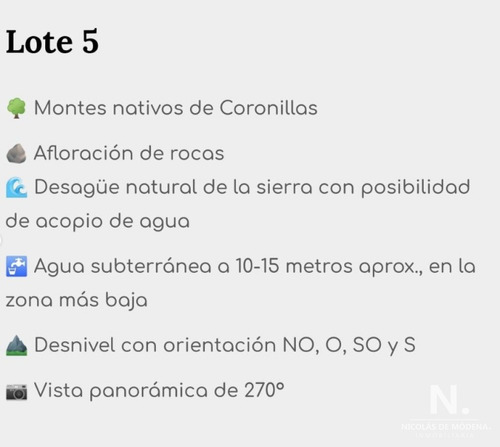 Chacra Con Hermosas Vistas, 5 Has Prox A Aigua.