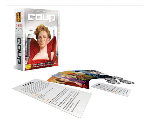 Coup Indie Board Game Juego Mesa Cartas Dystopian Universe