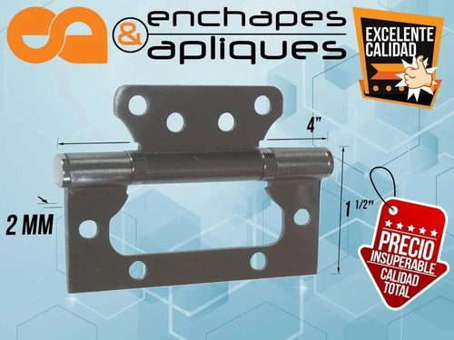 Imagen 2 de 7 de Bisagra Puerta Acero Inoxidable Omega $(par) Iva Incluido