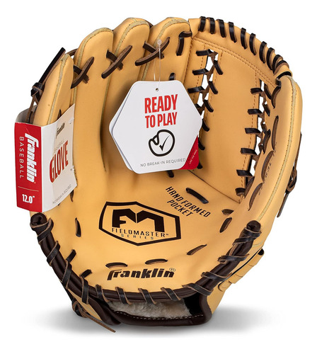 Guantes de béisbol Franklin Sports Pitcher 12 Camel