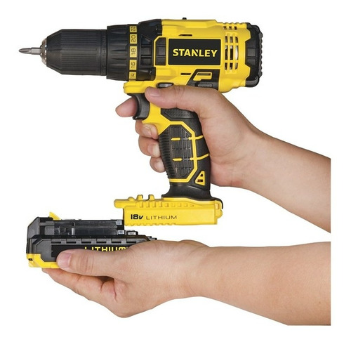 Furadeira Parafusadeira 20v Com Maleta Scd20c2k Stanley