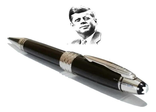 Bolígrafo John F. Kennedy Mont Blanc negro/plateado