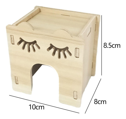 Casa De Madeira Hamster, Plataforma De Esconderijo, Estilo C