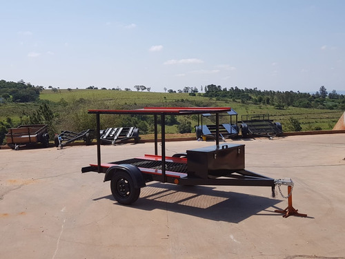 Carretinha Reboques P/ 2 Karts - Tipo Beliche Zero Km