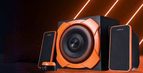 Imagem 5 de 7 de Caixa De Som Gamer Pc Notebook 50w Rms 2.1 Super Bass P2 Aux