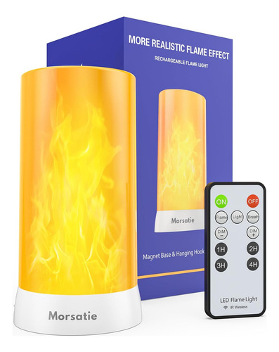 Actualizada Luz De Llama Led, Velas Recargables Sin Llama