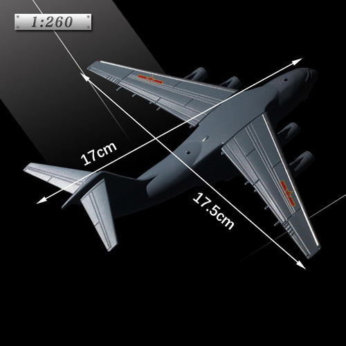 Wj1 Avión De Transporte Xian Y-20 1/260, Modelo De Aleación
