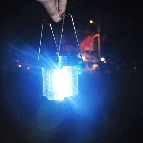 Linterna De Camping Ligera De 12 Led Con Acero Inoxidable