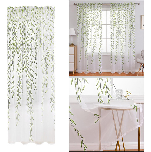 Xt Cortinas Transparentes Modernas Para Ventana, Cortinas