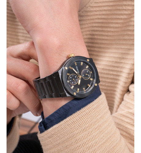 Reloj Negro Guess Jet Caballero Cuarzo