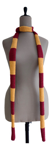 Bufanda De Verano Tejida Gryffindor 230cm