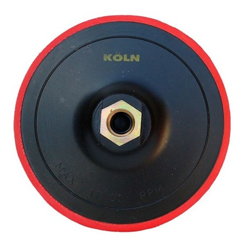 Respaldo De Goma P/ Lijas Con Velcro De 125mm P/ Amoladora Cantidad De Granos 0