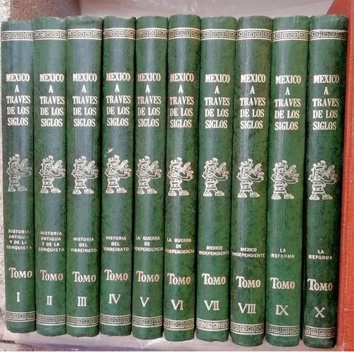 Enciclopedia México A Través De Los Siglos 10 Tomos (Usado)
