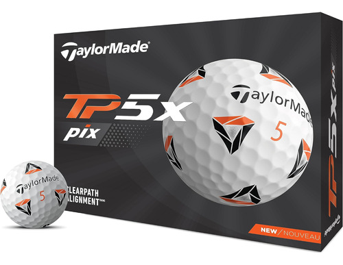 Pelotas Bolas De Golf Taylormade Tp5x Diseño Pix