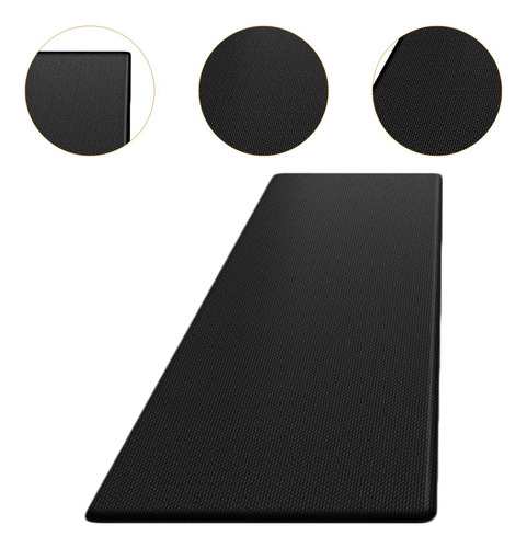 Alfombra De Puertas De Baño Alfombra Absorbente De M Negro