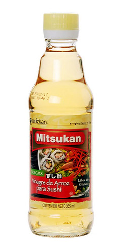 Vinagre De Arroz 355 Ml Mizcan El Original Concentrado