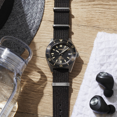 Reloj Seiko Prospex 1965 Automatic Diver 200m Spb239j1 Color de la malla Marrón oscuro Color del bisel Negro Color del fondo Negro