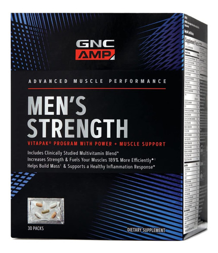 Gnc Amp 1250 Mg Peg Creatina | Suplemento Vitamínico Diario