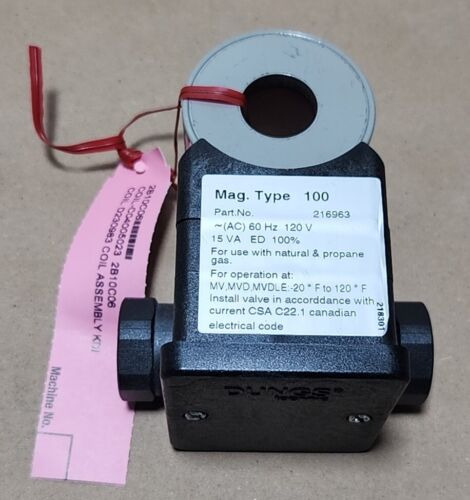 *new Surplus* Dungs 216963 Coil Type 100 120vac 60hz 15v Ddh
