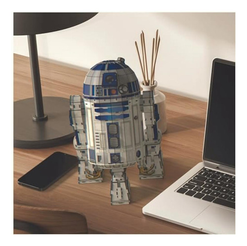 4d Build, Kit De Maqueta De Cartulina De R2-d2 De Star Wars,