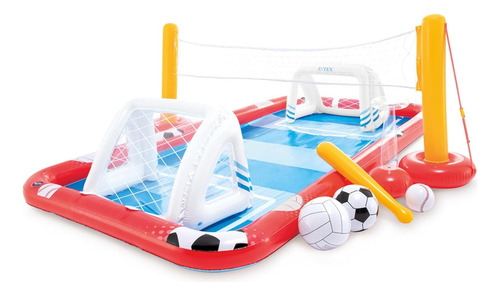 Piscina Infantil Inflable Centro De Juego Intex Deportes
