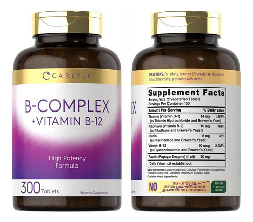 Complejo B12 300 Tabletas