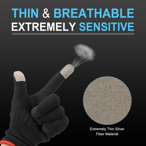30 Adhesivos Táctiles Para Guantes 25x20mm Pegatinas De Dedo