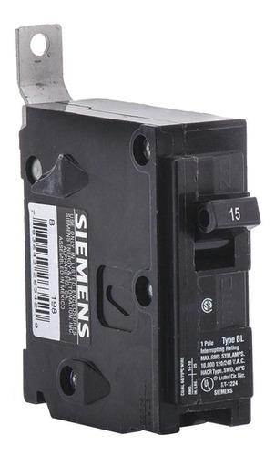 Interruptor Bl 120v 1p 15a 10ka Siemens B115