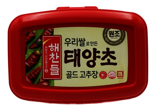 Imagen 4 de 9 de Pasta De Chile Rojo Gochujang Haechandle 1kg Importado Corea