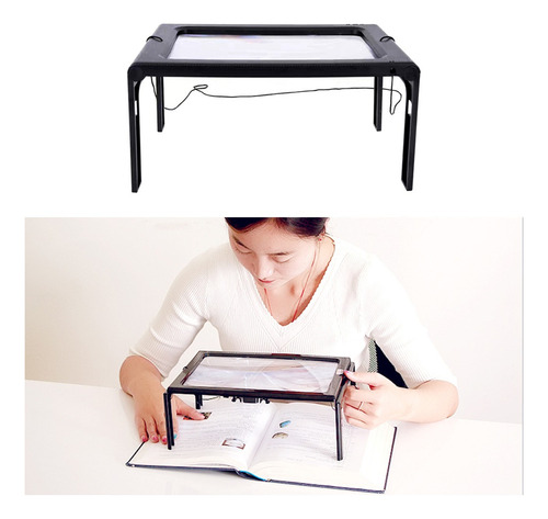 Lupa, Manos Libres Con Luz Led For Leer, Coser, Tejer,
