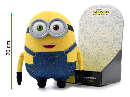 Peluche De Minions Bob Con 5 Sonidos De 20 Cm En Caja