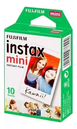 Filme Papel Para Instax Mini 7, 8 E 9 - 10 Fotos 5,4 X 8,6