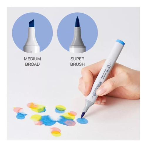 Funda para bolígrafo Copic Sketch 6 Cores Earth