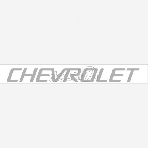 Adesivo Chevrolet Traseiro Prata S10022