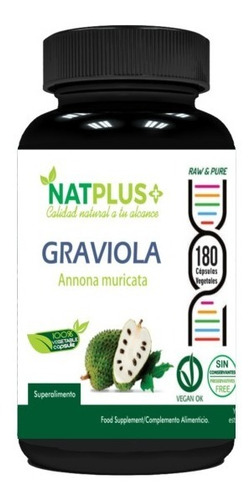 Graviola 180 Cápsulas De 500mg