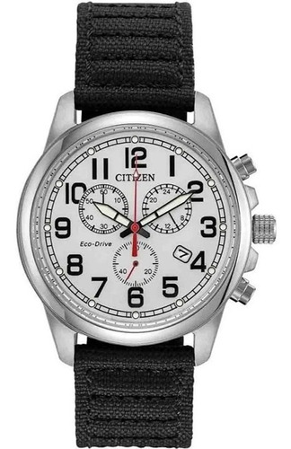 Reloj Citizen 61211 At0200-13a Hombre Eco-drive Cronógrafo Color del fondo Blanco 61211