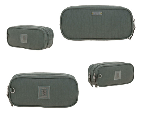 Kit Escolar Juvenil Chenson Original Con Ruedas Para Niño Gris 1