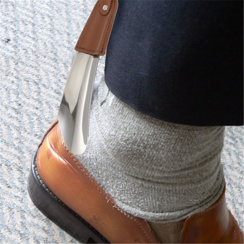 A Calzador Portátil De Acero Inoxidable For Calzado, 2 Uds.