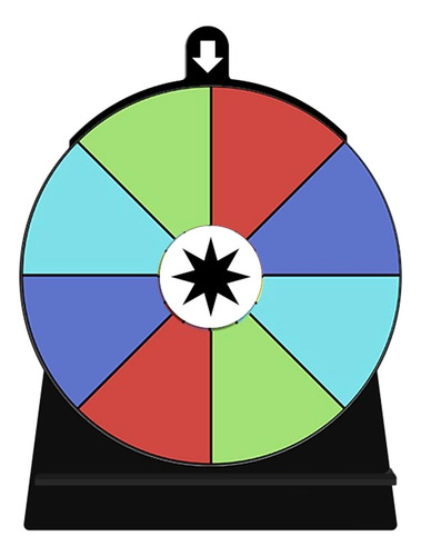 Rueda Giratoria De Color, , Rueda De Ruleta 8 Ranuras