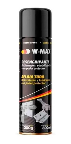 Óleo Desengripante Em Spray 300ml W-max Wurth 5986113300