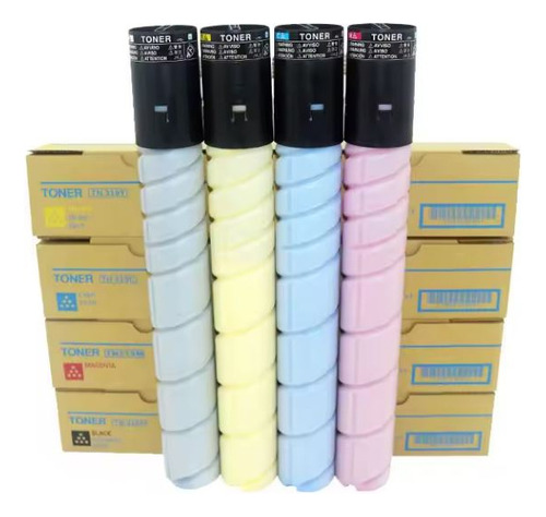 Kit 4 Toner Compatible Konica Tn512 / C554 / C554e / C454