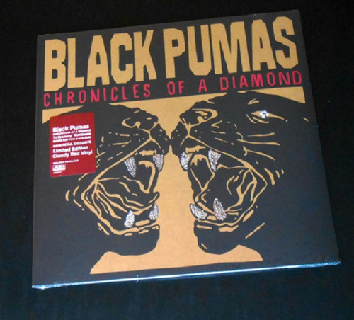 Lp Black Pumas Chronicles Of A Diamond 2023 Cloudy Red Vinil
