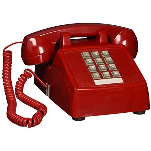 Teléfono Fijo Itt2500vrd, Rojo